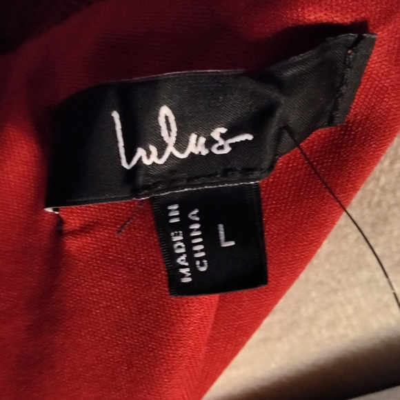 Lulus Exquisitely Sultry Wine Red Lace Strapless Bustier Midi Dress Size Large - Picture 10 of 12